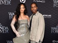 Rihanna and A$AP Rocky in 2022 (Image via Getty)