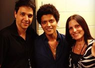 Ralph Macchio and Phyllis Fierro with Bruno Mars