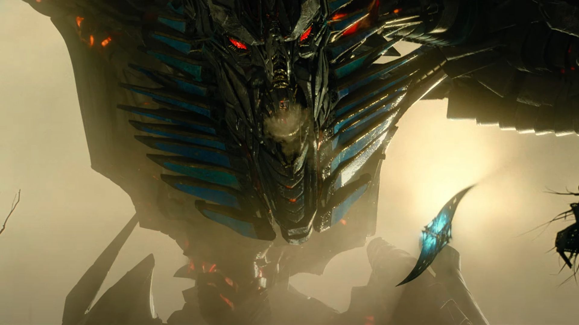 The Fallen is far more powerful than Optimus Prime initially in the film. (Image via Paramount)