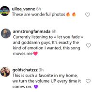 Fans react to Linkin Park's post. (Image via Instagram/@linkinpark)