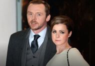 Who is Simon Pegg's wife?