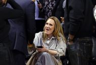 Celebrities At The Los Angeles Lakers Game - Source: Getty