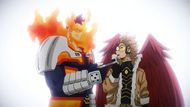 Endeavor and Hawks as seen in anime (Image credit: Studio Bones)