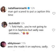 The internet reacts to Justin's post. (Image via Instagram/@justinbieber)