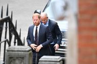 Prince Harry attends an appeal court hearing at the High Court in London - Source: Getty