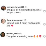 Fans react to KHY x Dilara Findikoglu's celebration post (Image via Instagram/@kyliejenner)