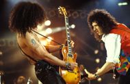 Photo of GUNS & ROSES and GUNS N' ROSES and Brian MAY and SLASH and GUNS AND ROSES - Source: Getty
