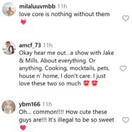 Fans react to Millie and Jake's mocktail video. (Image via Instagram/@milliebobbybrown)