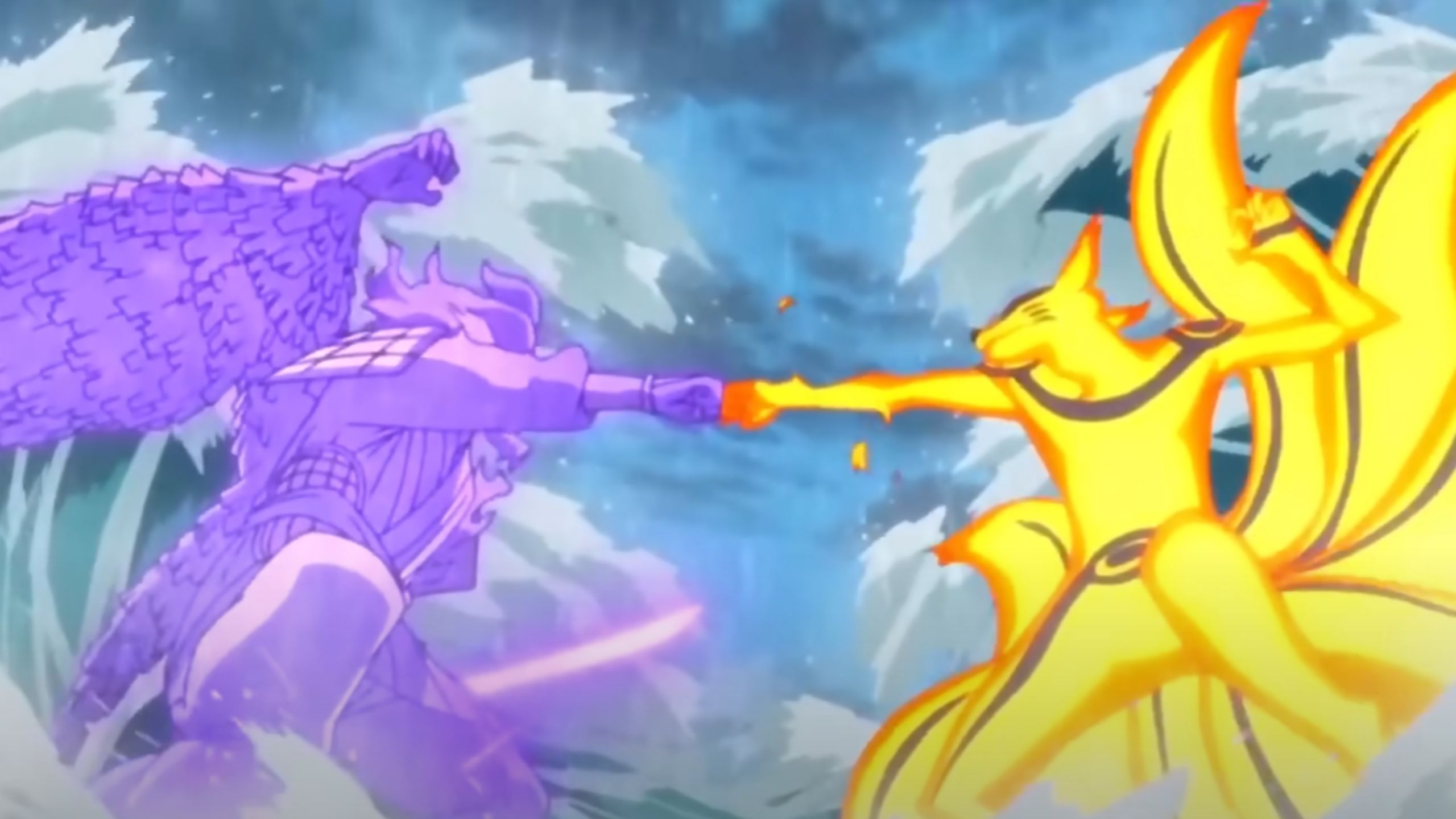 Naruto and Sasuke's all-in battle (Image Source: Studio Pierrot)