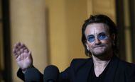 Bono at the Elysee Palace (Image via Getty)