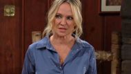 Sharon (Sharon Case) still cares deeply for Nick (Joshua Morrow) on The Young and the Restless | Image: CBS