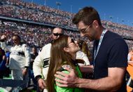 Danica Patrick & Aaron Rodgers (Image via Getty)