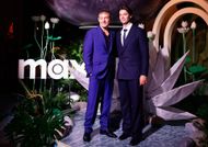 Jason Isaacs and Patrick Schwarzenegger (Image via Getty)