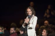 Russell Brand performing in Frankfurt (Image via Getty)
