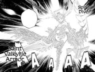 Noelle using Spirit Dive with Undine (Image Credit: Shueisha)