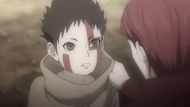 Gaara adopts Shinki as his Child (Image Source: Studio Pierrot)