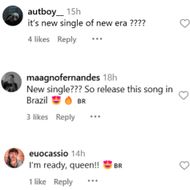 Fans react to Avril Lavigne's post. (Image via Instagram/@avrillavigne)