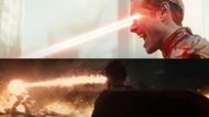 Use of Heat Vision by both Homelander and Superman | Images via Prime Video