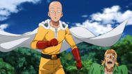 Saitama saving King from Elder Centipede (Image Credit: J.C. Staff Studio)