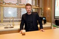 David Beckham At Launch Of Nespresso's New Flagship Boutique In Covent Garden - Source: Getty