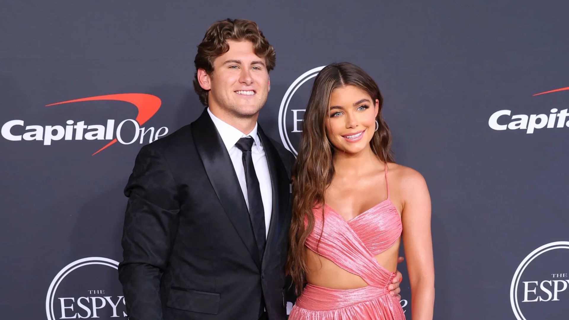 Jake Funk &amp; Hannah Ann Sluss - Source: Photo by Leon Bennett/Getty Images