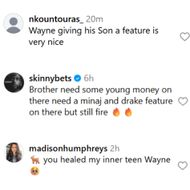 Fans react to the Tha Carter VI tracklist. (Image via Instagram/@liltunechi)