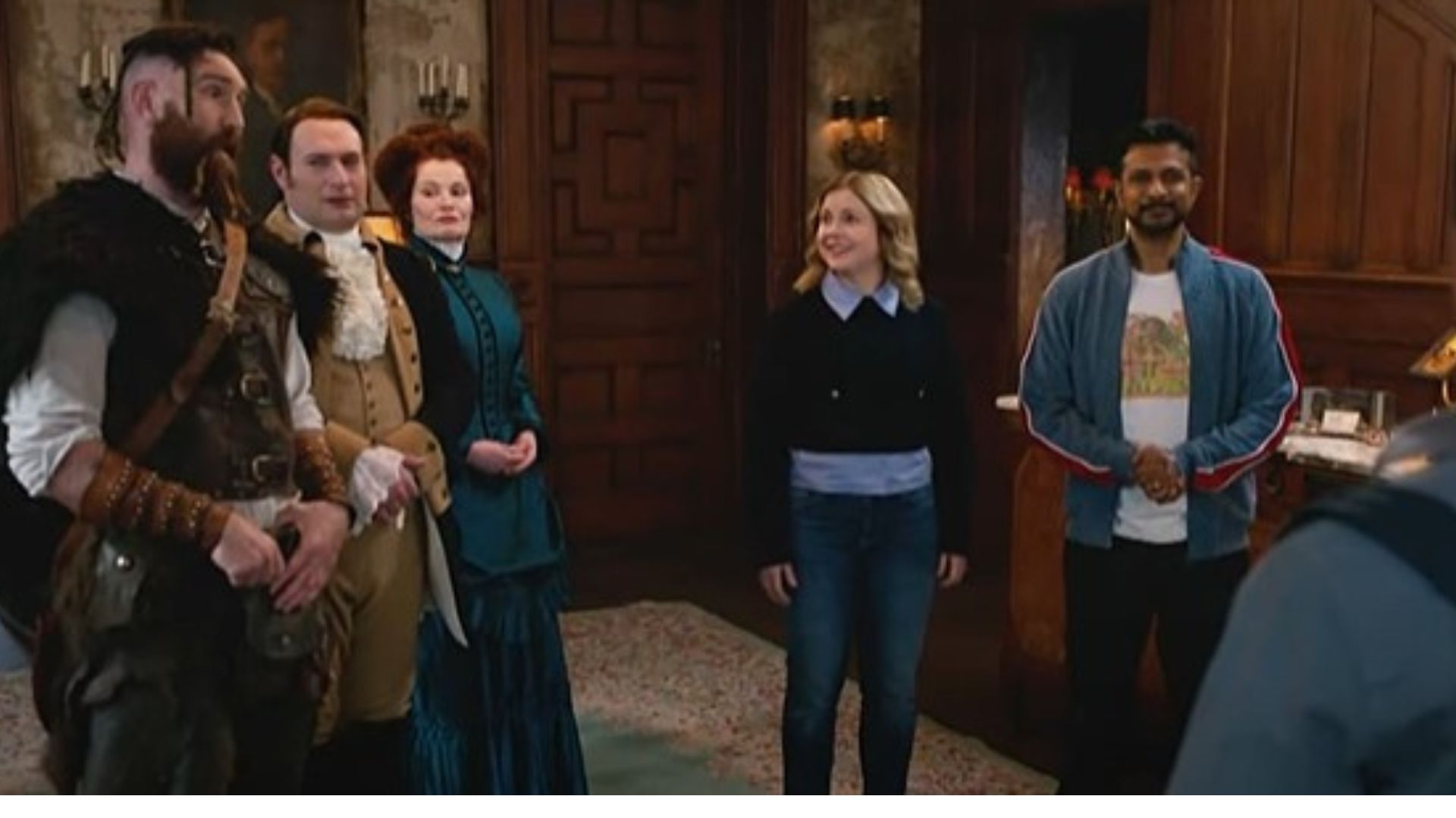 A scene from the CBS sitcom Ghosts | Image source: CBS Studios