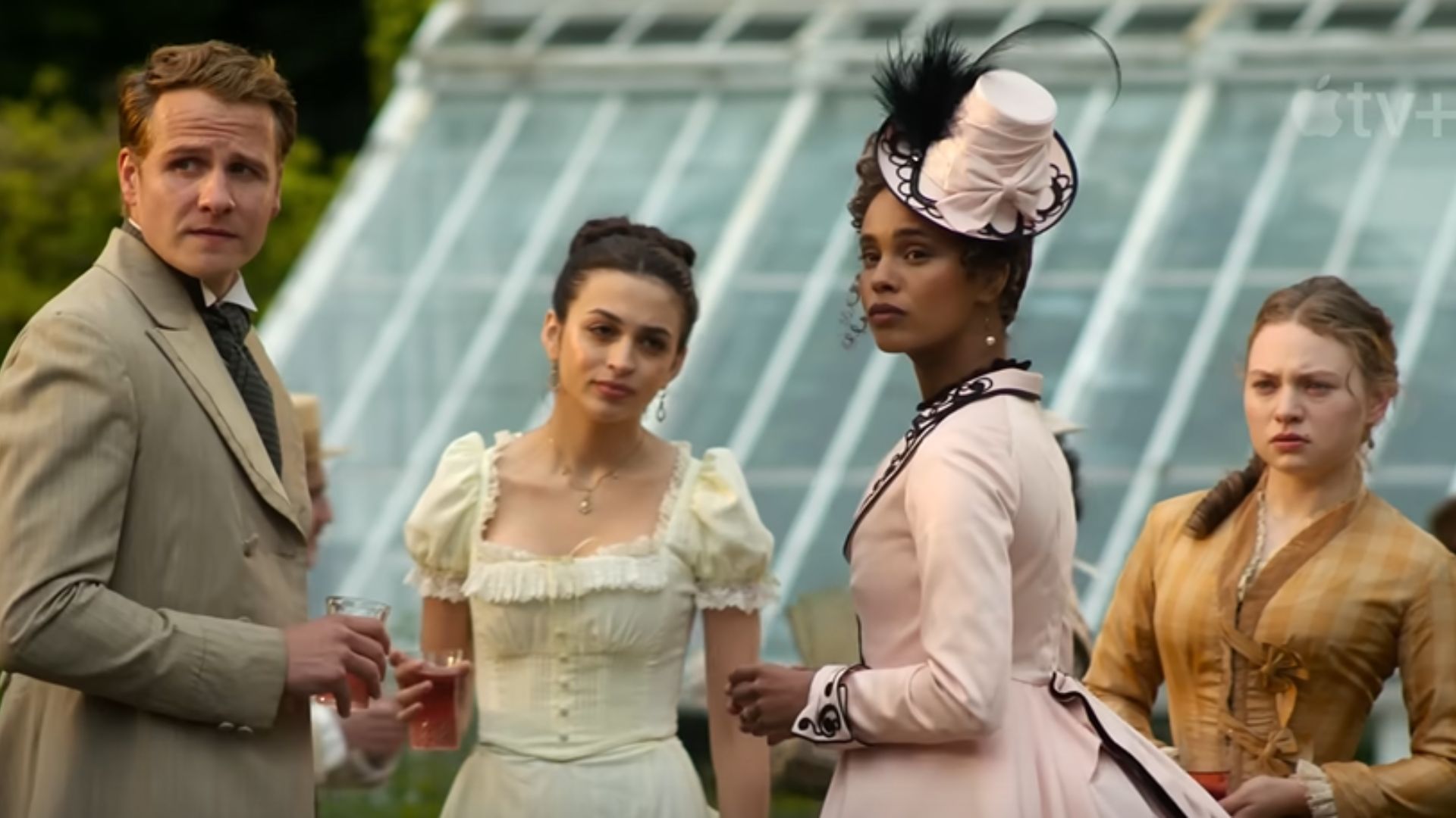 A still from The Buccaneers &mdash; Season 2 Official Trailer | (Image Via. Apple TV, YouTube)