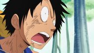 Luffy as seen in anime (Toei Animations)