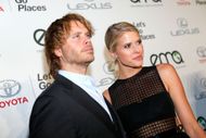Eric Christian Olsen with Sarah Wright (Image via Getty)
