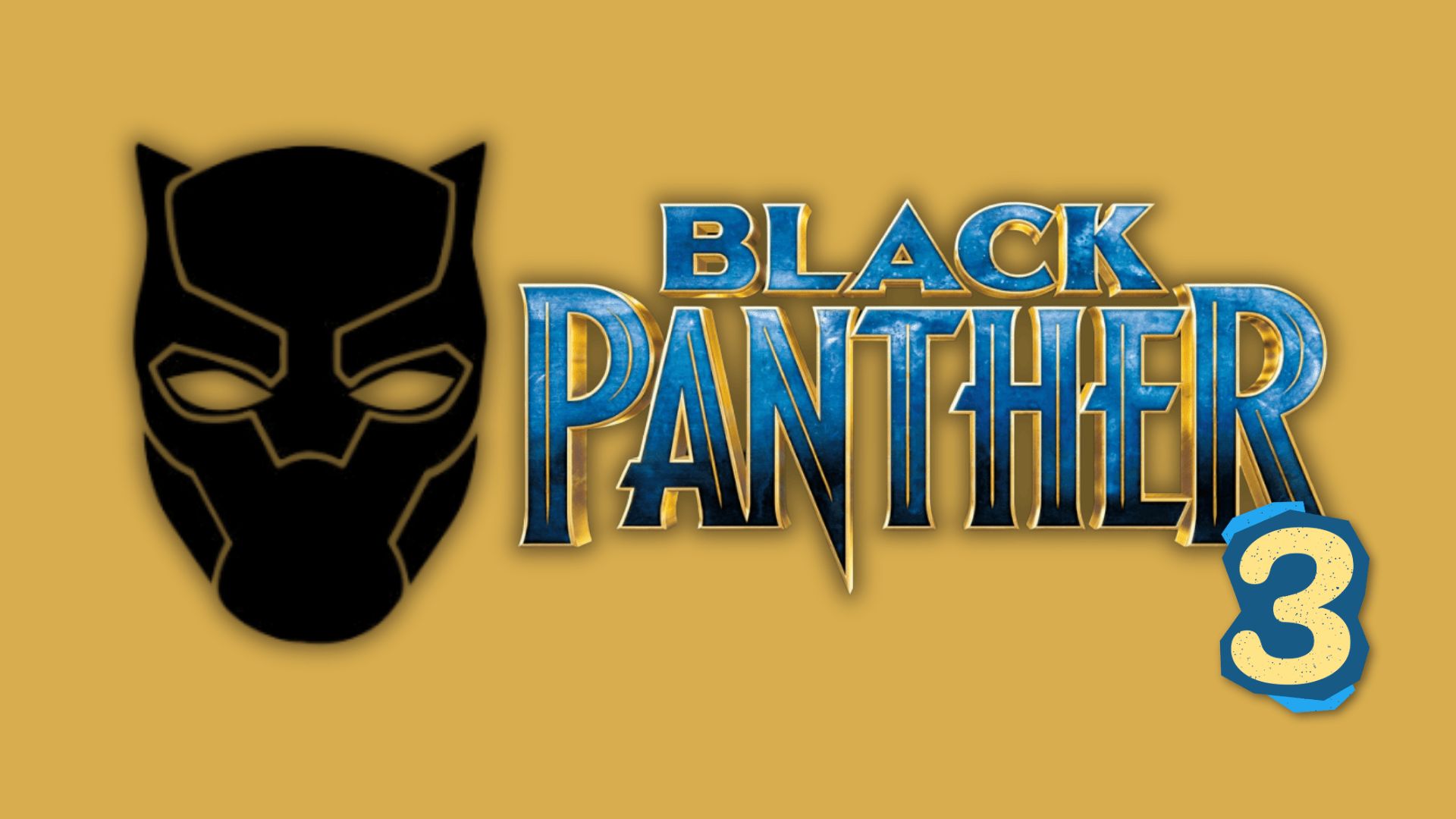 Black Panther mask + logo | Images via: Marvel | Collage by: Beatrix Kondo of Soap Central
