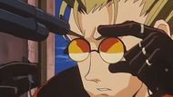 Vash as seen at gunpoint (Image Source: Studio Madhouse)
