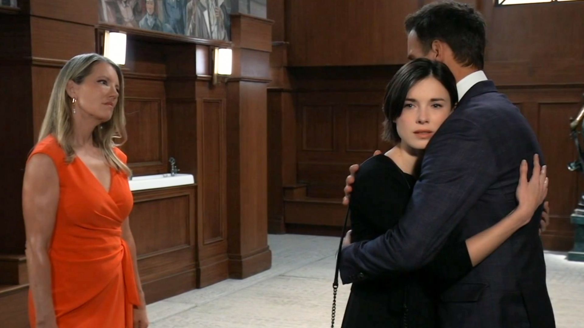 General Hospital&#039;s Nina knows that Drew is lying | Image: ABC