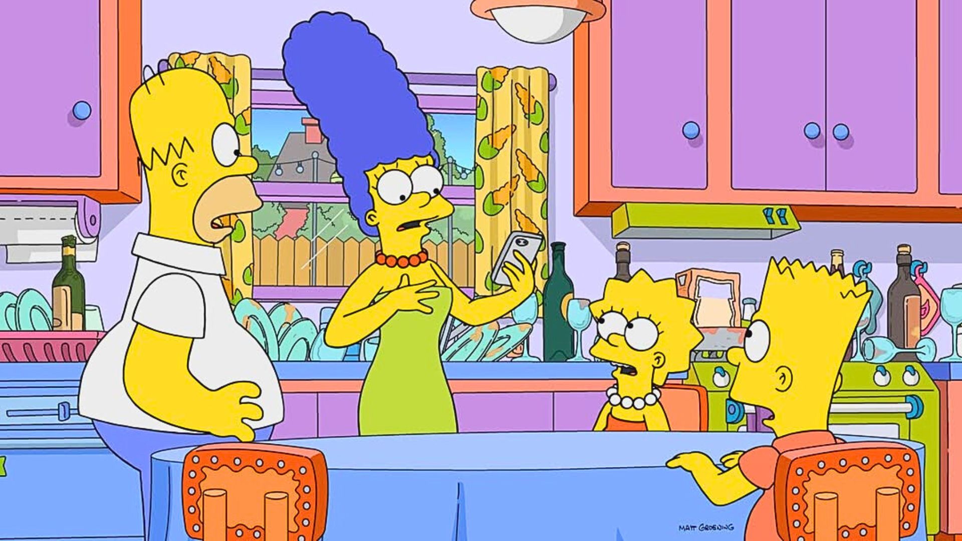 Does Marge die in The Simpsons Season 36 finale? (Image via Instagram/@thesimpsons)