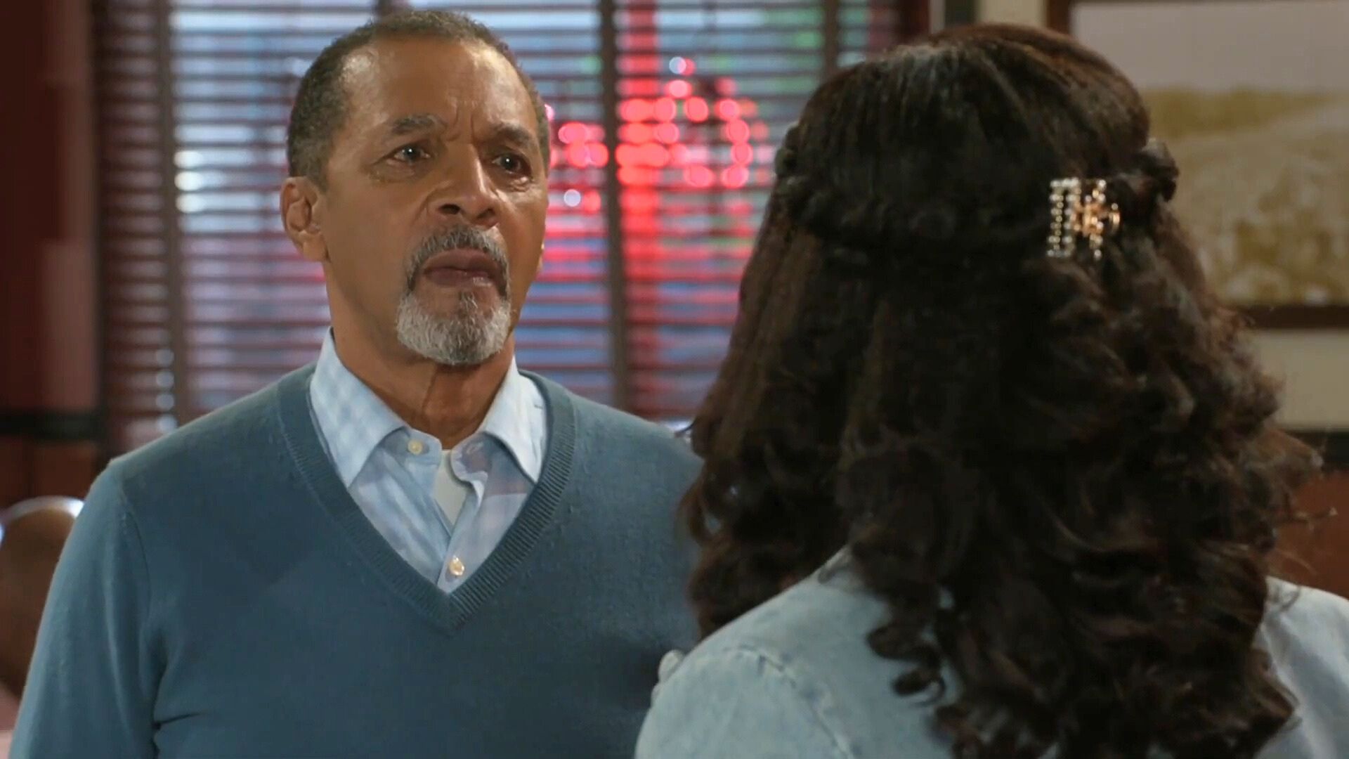 Beyond the Gates: Vernon comforts Naomi | Image: CBS