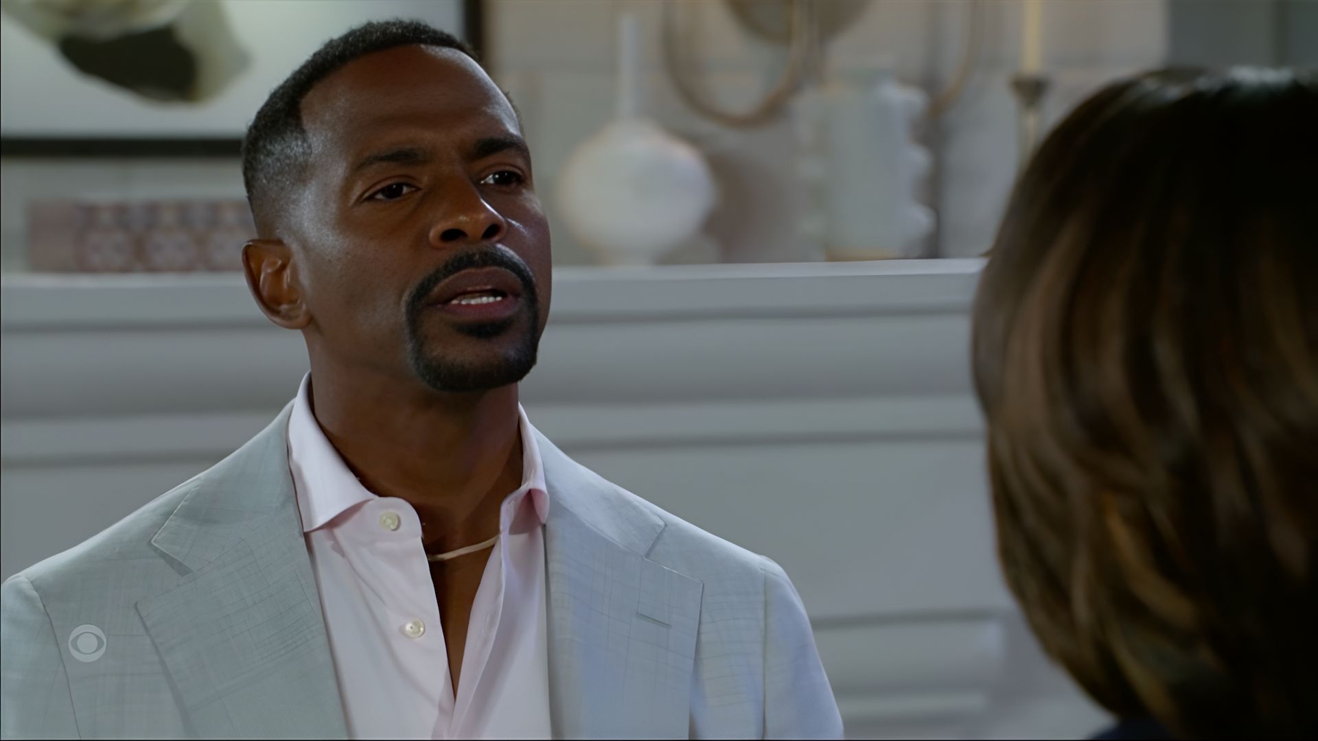 Ted tried to tell Nicole about helping their son, which included doing plastic surgery on &ldquo;Kenneth&rdquo; on Beyond the Gates | Image: CBS