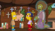 Loss of Maude Flanders in The Simpsons | Image via Disney+