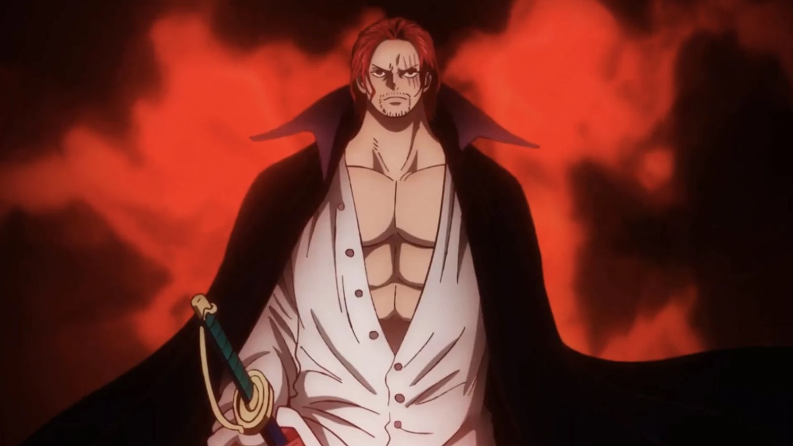Shanks as seen in One Piece anime 