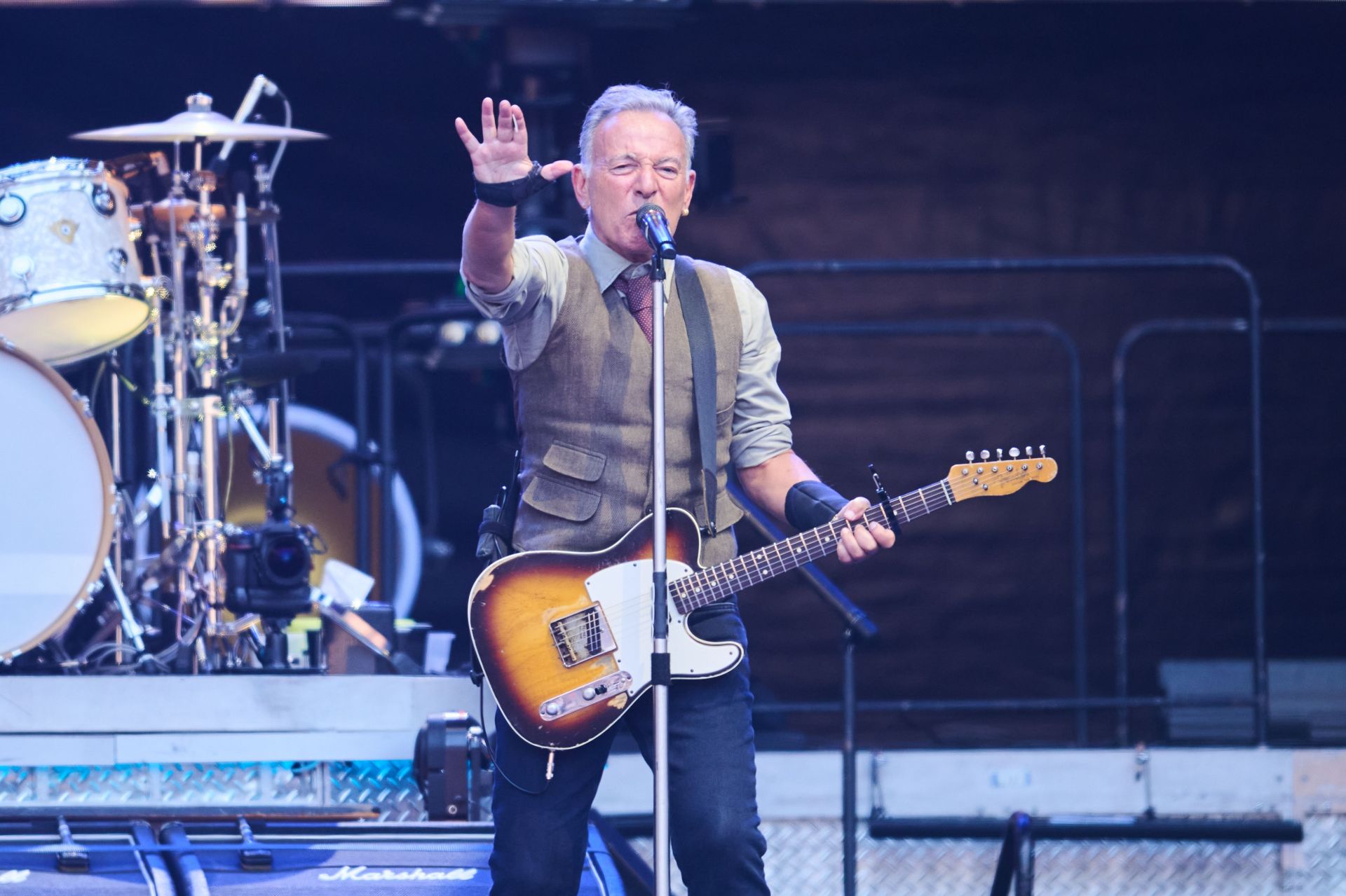 Concert Bruce Springsteen and The E Street Band - European Tour - Source: Getty