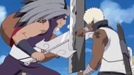 Darui fighting Ginkaku (Image Credit: Studio Pierrot)