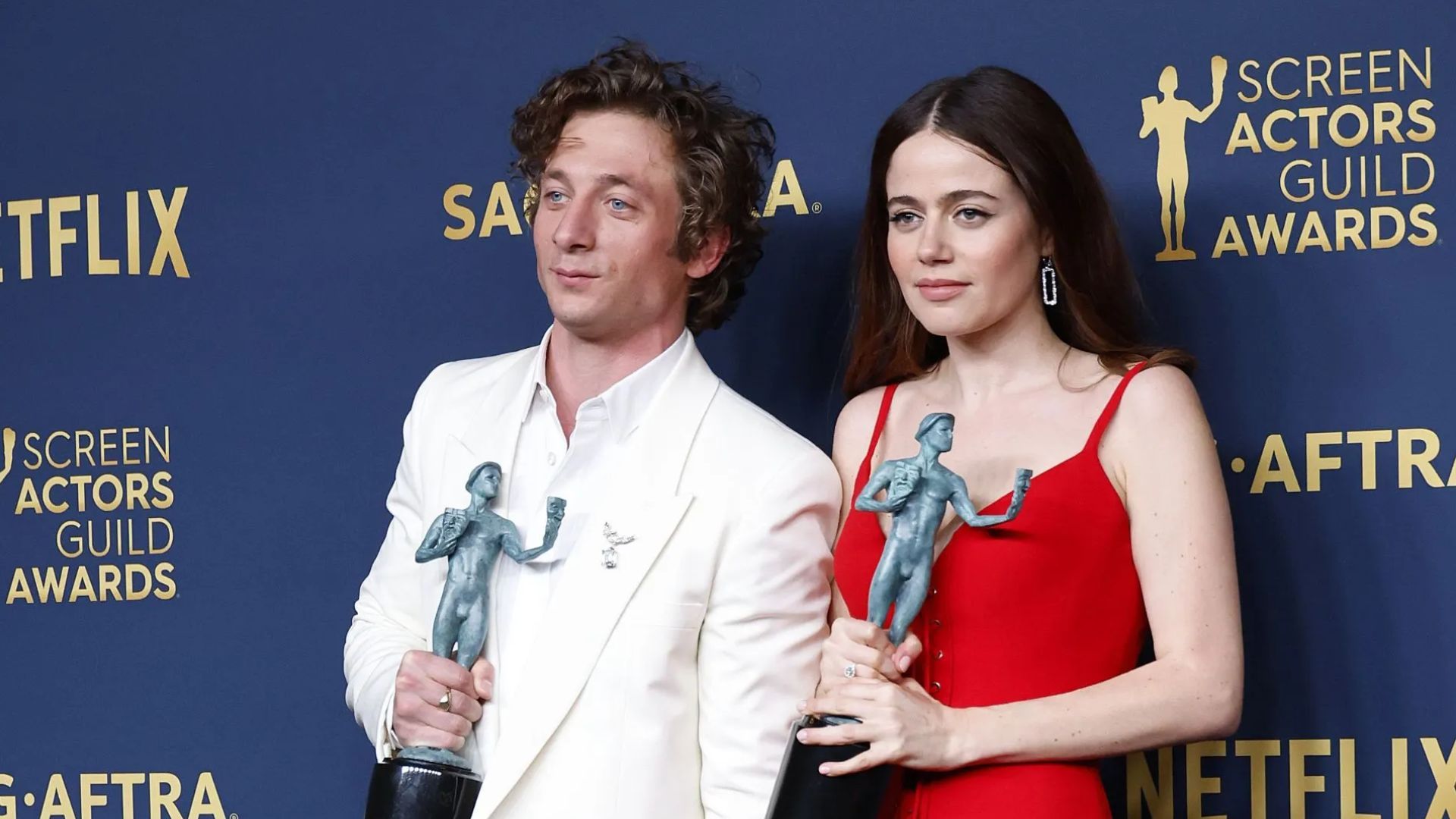 Jeremy Allen White &amp; Molly Gordon - Source: Photo by Frazer Harrison/Getty Images