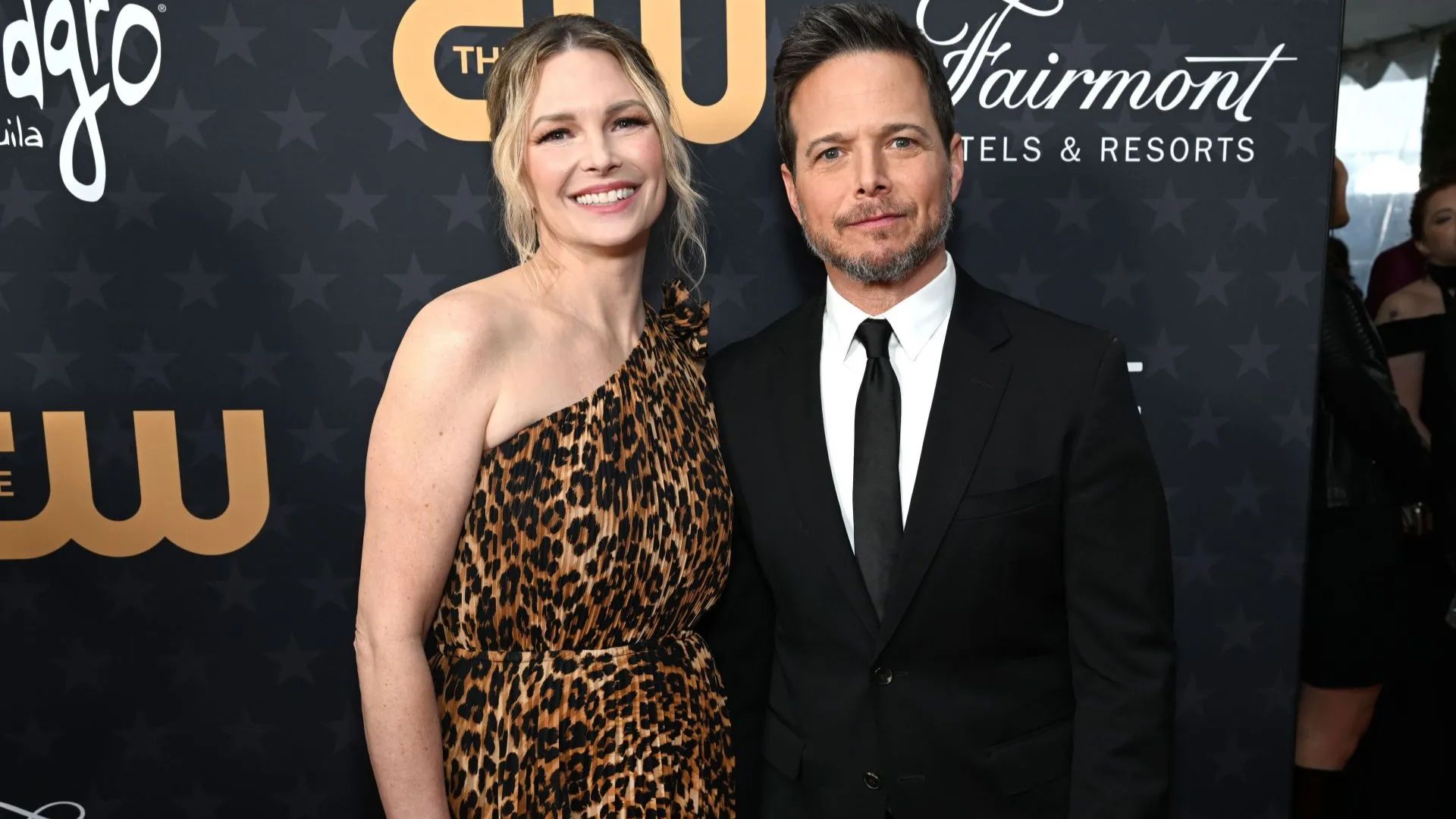 Scott Wolf and Kelley Wolf (Getty via Soap Central CMS - Resized on Canva)