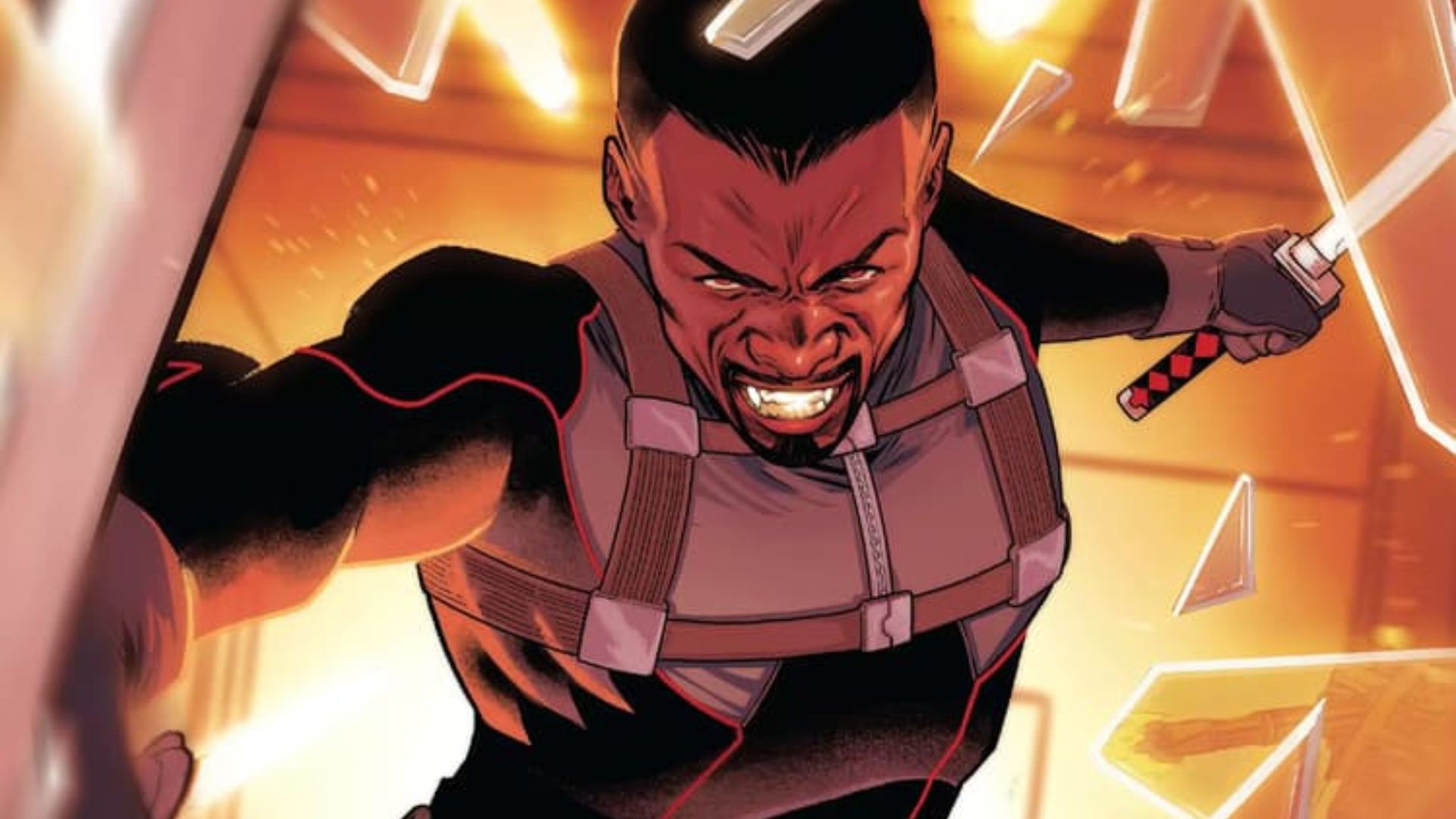Blade as seen in the pages of Marvel Comics | Image Source: www.marvel.com