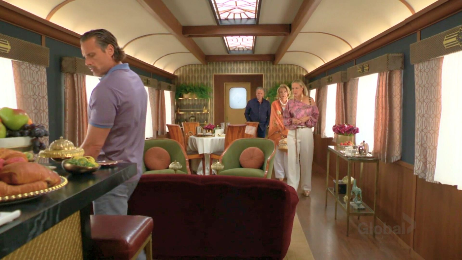The Newmans arrive on the Aristotle Express | Image: CBS