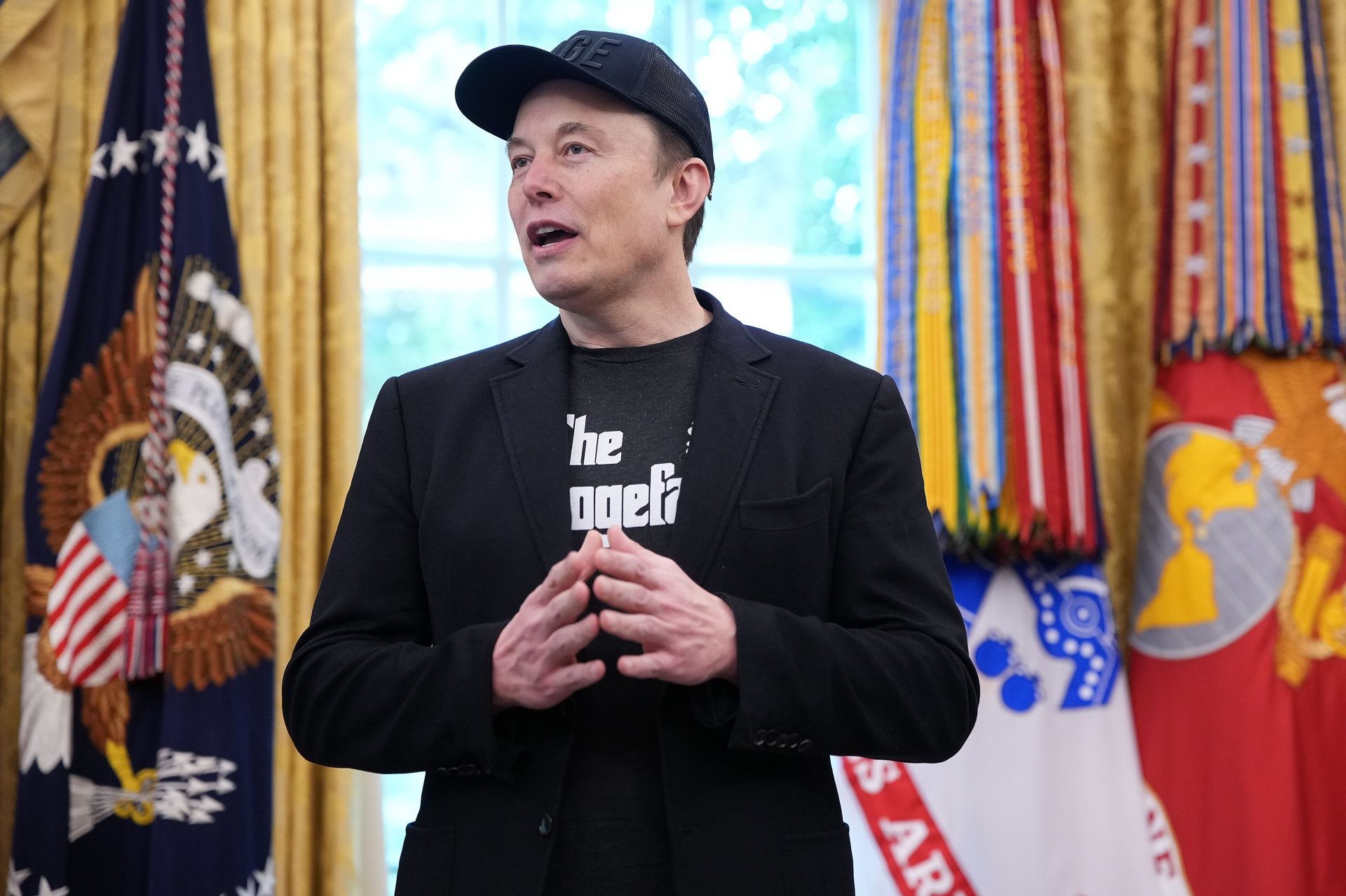 President Trump Holds Press Conference With Elon Musk in White House