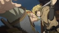 Thorfinn vs. Thorkell as seen in the series (Image Source: Wit Studio)