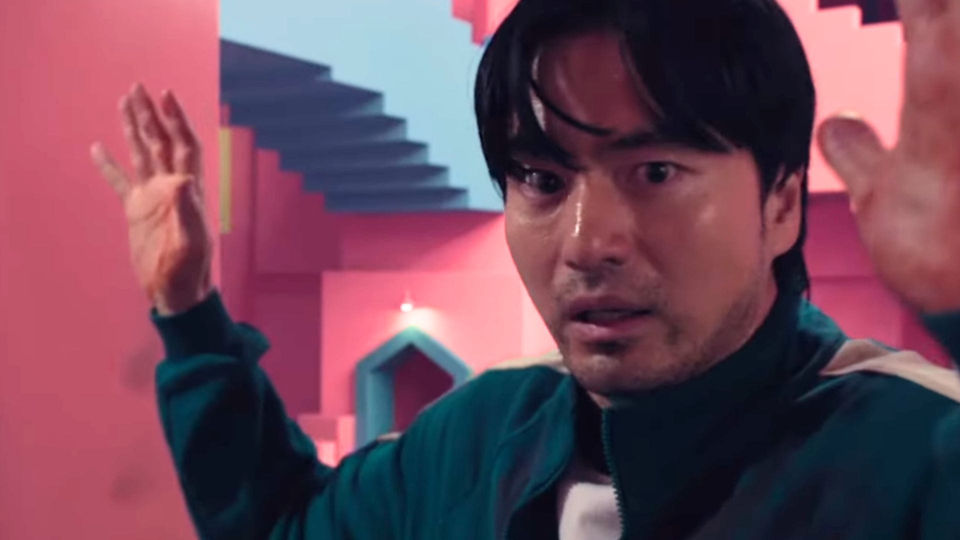 Lee Jin-wook in Squid Game | Image via Netflix