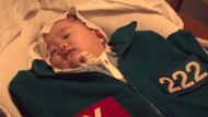 Player 222's newborn becomes the winner (Image via Netflix)