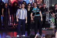 Jonas Brothers Perform On NBC's "Today" - Source: Getty