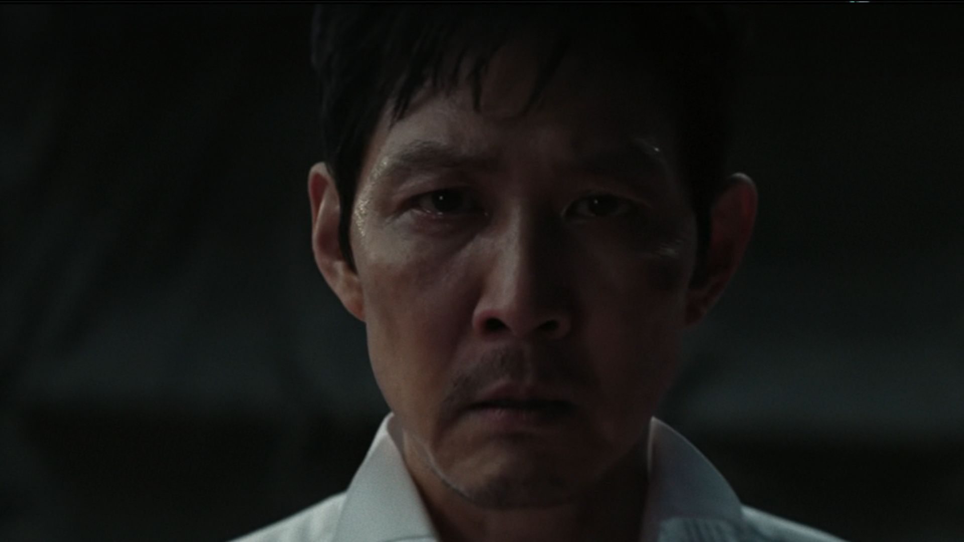 Player 456 - Seong Gi-Hun. Squid Game. (Image Via. Netflix)